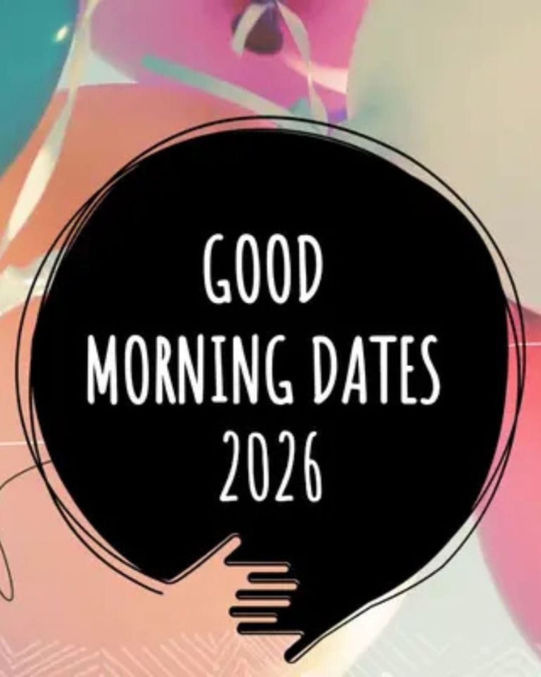 Veranstaltungsgrafik der Good Morning Dates 2026 im BuchQuartier